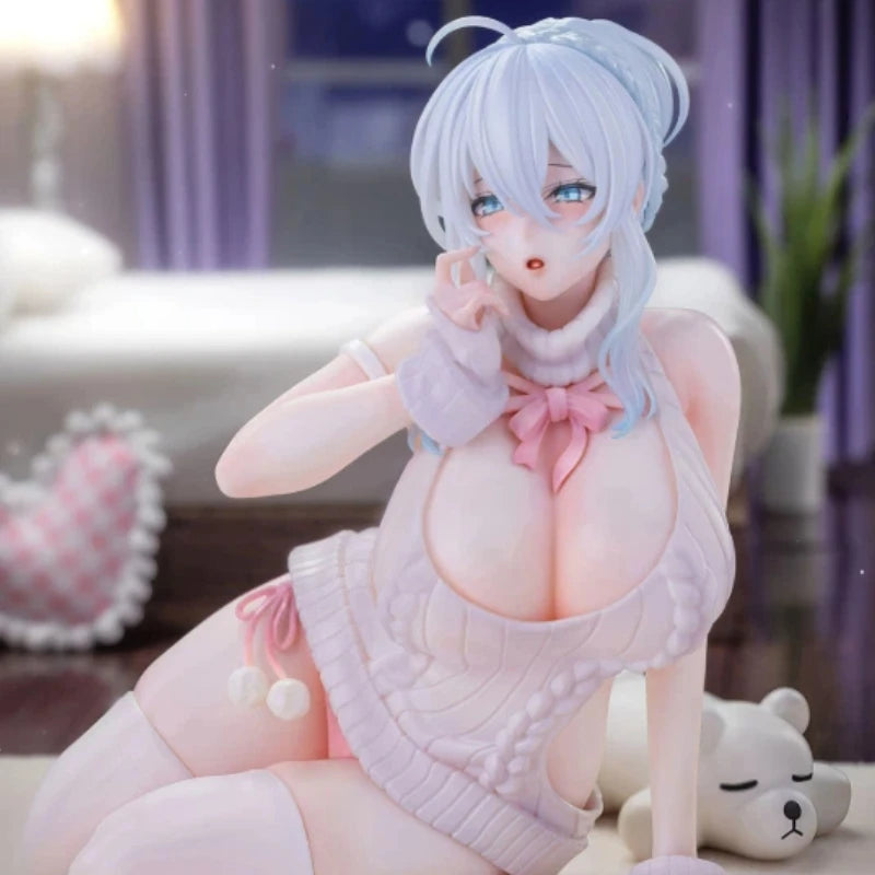 Kamiko Yaes Mifuyu Yukino Anime Figure 16cm High Quality Version Gk Model Hand Made Sweater Collectible Gift