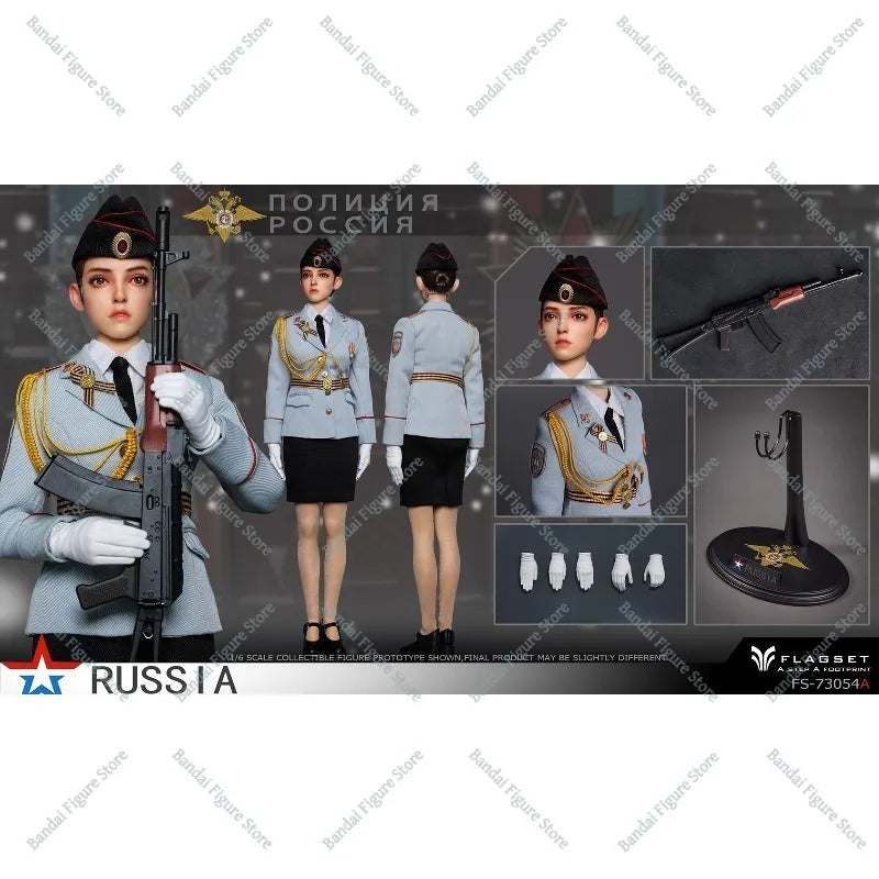 In Stock FLAGSET FS-73054 1/6 Scale Female Soldier Russian Armed Forces Defense Forces Model 12Inch Action Figure Movable Doll