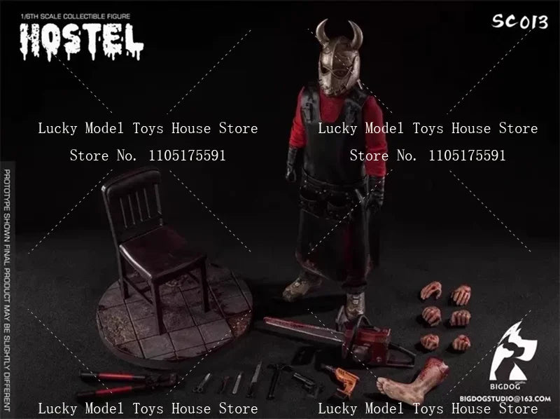 BIGDOG STUDIO SC022 1/6 Scale The Evil Within Man Cloth Action Figure SC013 Hostel 12" Full Set Soldier Model Toys Collection