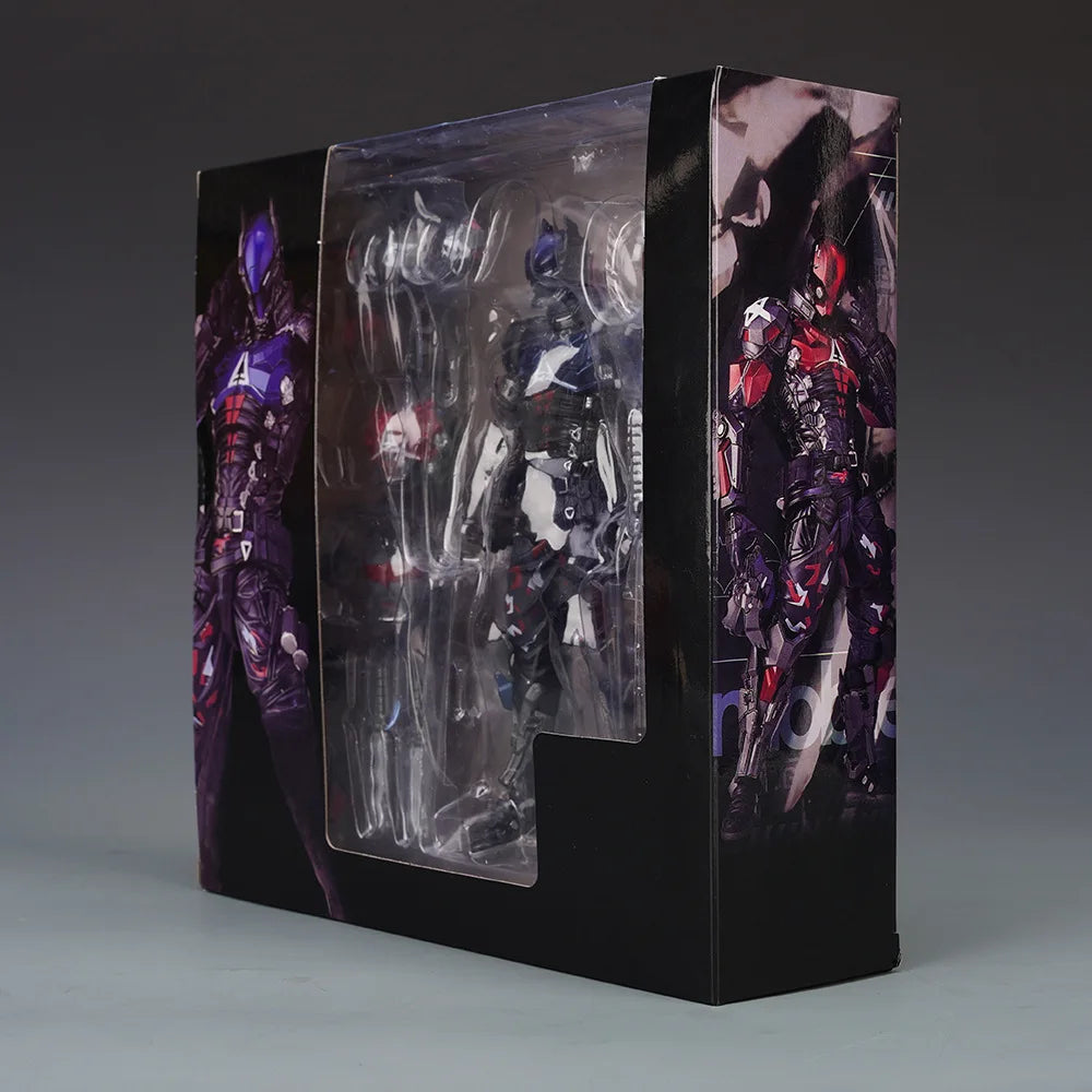 17cm Batman Arkham Knight Action Figure Yamaguchi 024 Movable Batman Joint Model PVC Collection Doll Toys Birthday Gifts