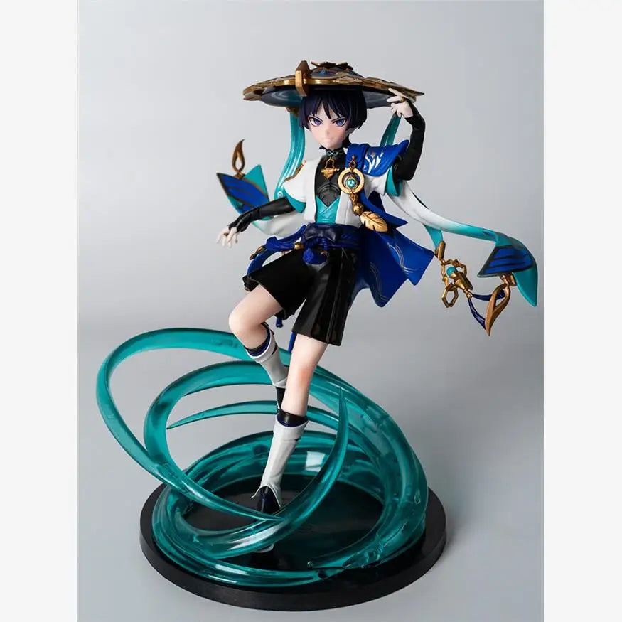 Genshin Impact Anime Figure Scaramouche Wanderer Action Figurine 24cm Pvc Statue Collection Desk Decora Doll Model Toys Kid Gift