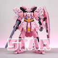 1/144 RG Sazabi Sakura Pink Assembly Mecha Action Figure Model Kit High Movable Toy With Water Slide Decal Desktop Ornament Gift