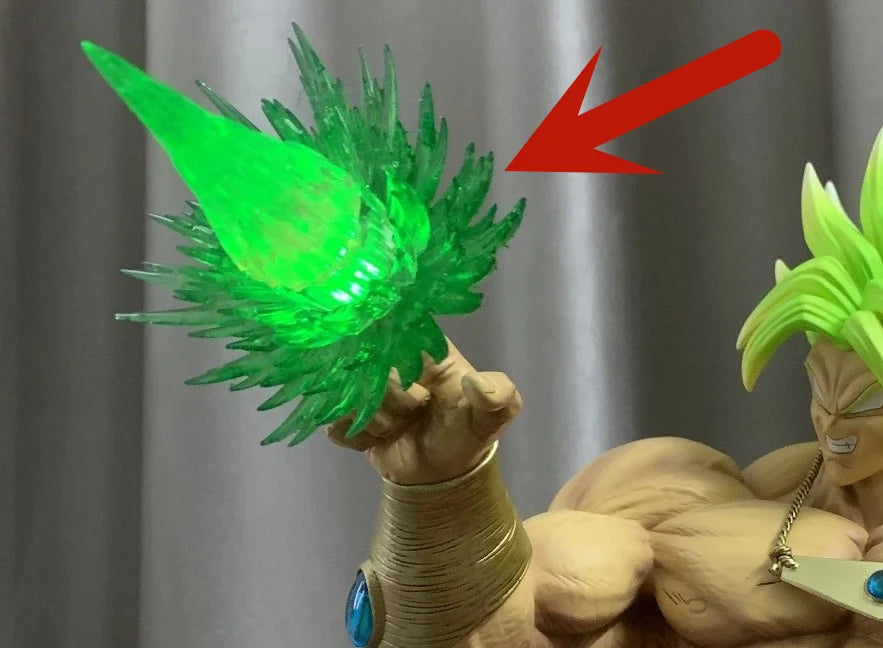 50CM  Dragon Ball Breaking Circle Broly Figure JT Statue Brother Super Saiyan GK Statue Model Ornament Boy Gift
