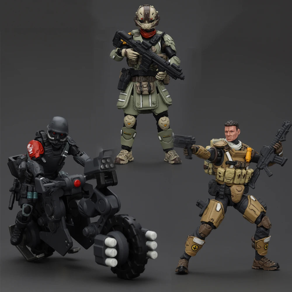 JOYTOY Dark Source 1/25 Мащаб 1:25 Fear XS-03 Тактически тип-пилот XS-02 Тип щурм XS-01 Тип нощен рейд Екшън фигурка Модели играчки