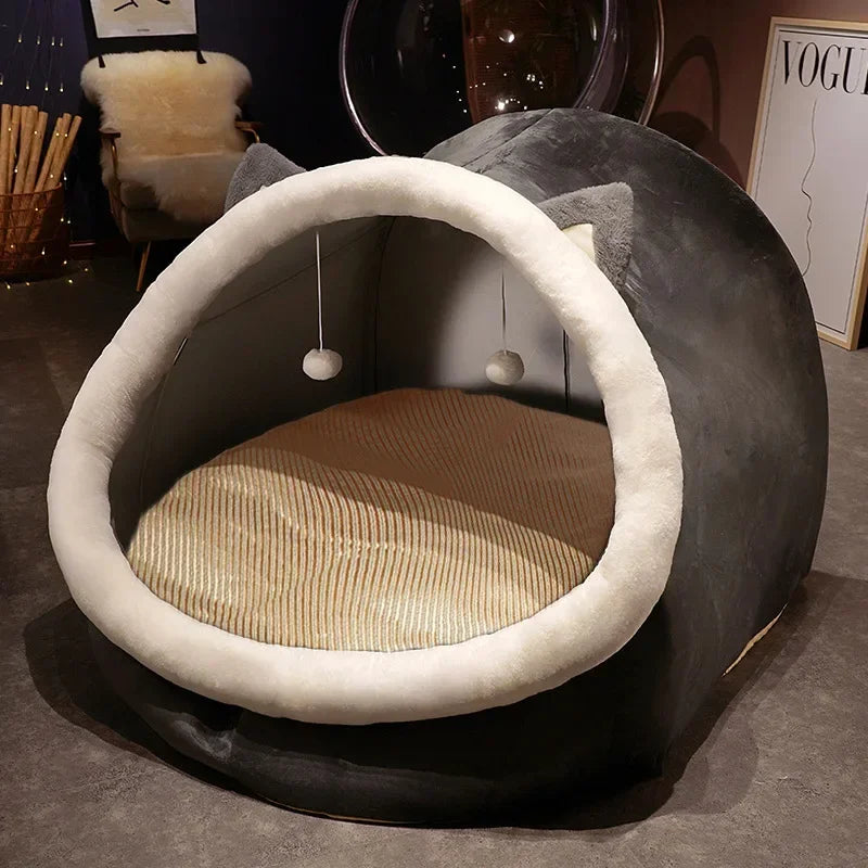 Hot selling-Human cat nest oversized children lazy sofa bed game tent nest birthday gift cartoon plush sleeping bag-high quality