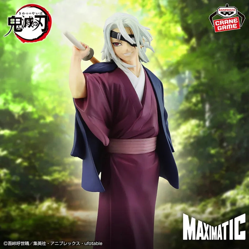 В наличност оригинална Bandai Demon Slayer Uzui Tengen MAXIMATIC TENGEN UZUI 21см PVC аниме кукла модел играчки колекция подаръци