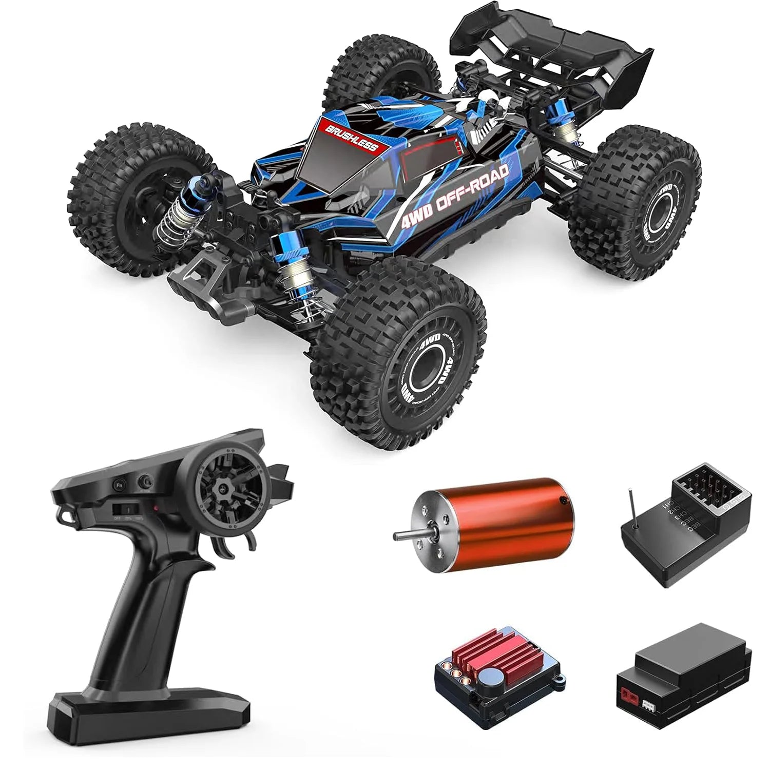 MJX Hyper Go 16207 70km/h 1/16 4WD Racing Car Brushless High Speed Drift Cars 2.4G Remote Control Cars Off-Road Truck Toys