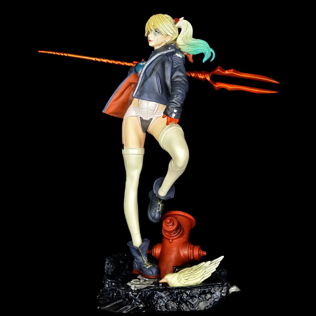 Harleen Quinzel Action Figure Harley Quinn Figures Model High Quality Version The Clown'S Girl Statue Toys Kid Birthday Gifts