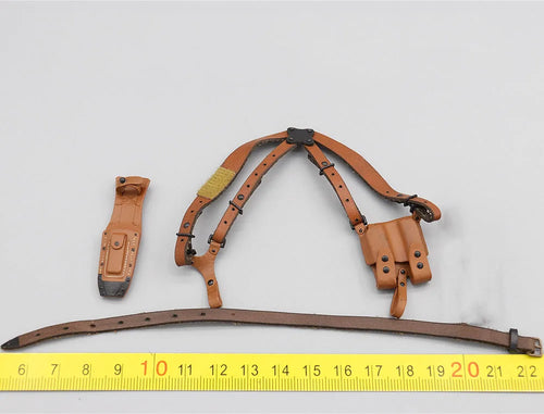 1/6 DAMTOYS DMS038 Residents DMS031 DMS039 the Charactor Player Female Leather Shoulder Waist Strap Belt Bag Fit 12" Action Doll