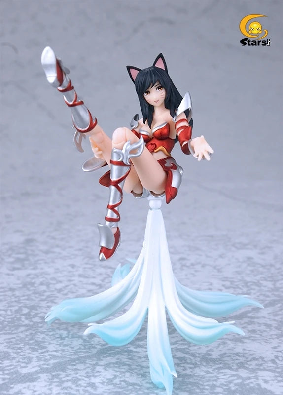 【In Stock】LOL Action Figurals 16cm Ahri Anime Figurine Statue Figures Cartoon Collectible Model Toy