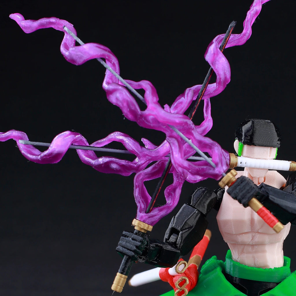 9L 3D Printed Roronoa Zoro One Piece Lucky Dummy 13 Movable Shapeshift Action Figures Mannequin Toys for Anime Lovers