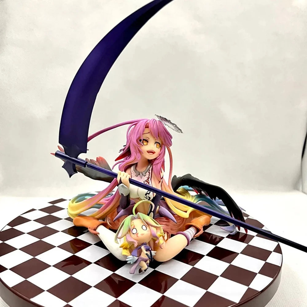 Anime Kein Spiel Kein Leben Jibril Engelsflügel PVC Figur Actionfigur Sammlermodell Puppenspielzeug 14cm