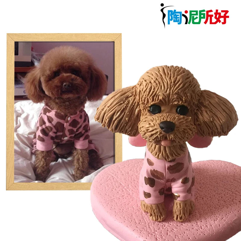 Custom Handmade Bobblehead Figure, Personalized Clay Doll on Photos,Real person figurine 3D Customization,Christmas Gift for Men