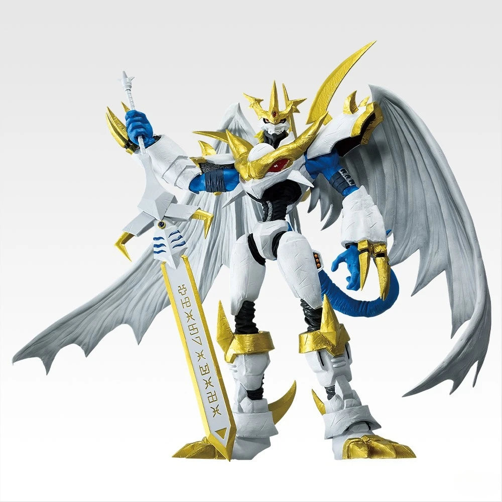 Original Bandai Ichiban KUJI Digimon Adventure Omegamon Imperial Dramon Paladin Form Diaboromon Model Gift Figures Toys
