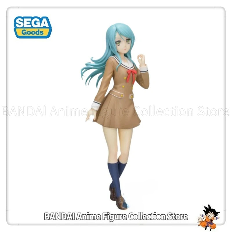 In Stock Original SEGA PM Figure BanG Dream! Girls Band Party! Hikawa Saya School Days Limited Edition Toys Model Ornaments 21cm