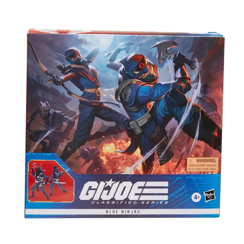 Hasbro G.I. Joe GI JOE Classified Series 6" 051 Blue Ninjas 2-Pack Action Figure Model Toy Collection Hobby Gift