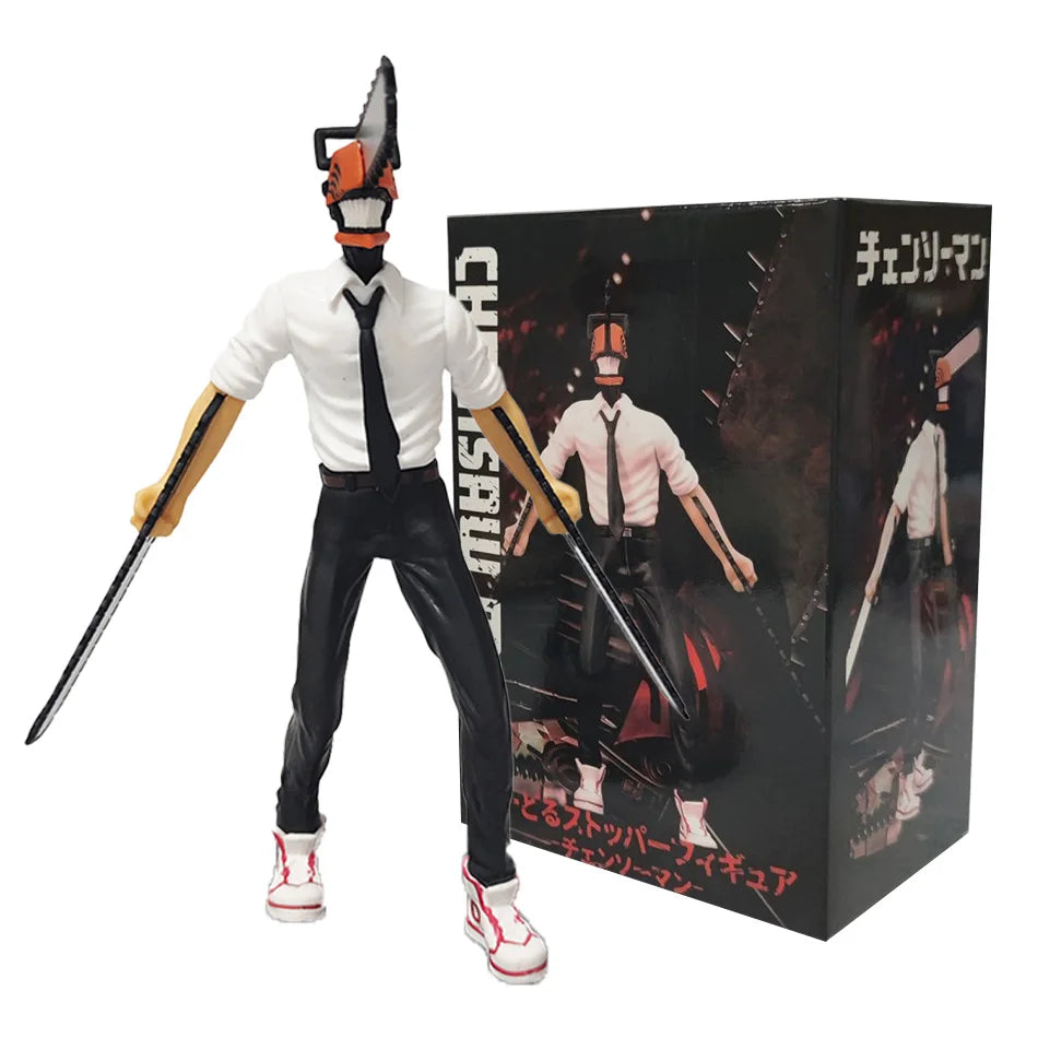 Chainsaw Man Denji Anime Figure Denji/Power Action Figure 1560 Chainsaw Man Denji Figurine Adult Collectible Model Doll Toy