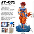 Jt Statue Dragon Ball Z Son Goku Figur Goku Blau Jt Led Base Super Saiyajin Actionfiguren Sammlung Modell Spielzeug Geschenk