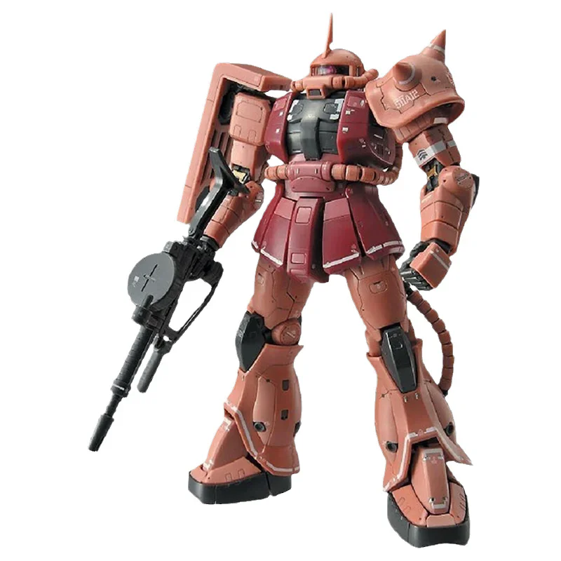 Spot Direct Delivery Bandai Original Anime GUNDAM Model RG MS-06S ZAKUⅡ MS-06F ZAKUⅡ Action Figure Assembly Toys for Children
