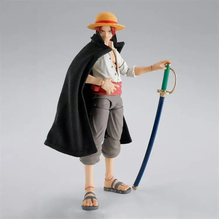 100% Original Bandai S.H.Figuarts Shf One Piece Shanks and MONKEY.D.LUFFY childhood Anime Collection Action Figures Model Toys