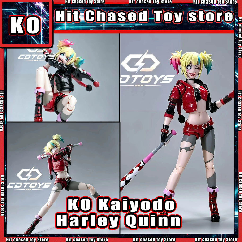 New CD Toys Harley Quinn Anime Action Figure DC Joker Figurine KO Kaiyodo Yamaguchi Model Gifts Batman Toys