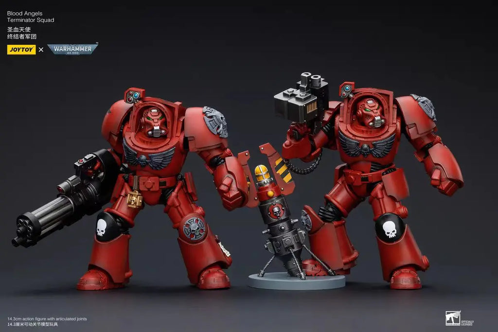 【In Stock】JOYTOY Warhammer 40K Blood Angels Terminator Squad 1/18 Action Figures Toys Model Collection Ornaments