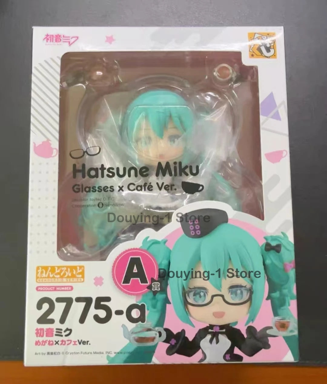 In Stock Miku 2025's Autumn POP UP PARADE Glasses Coffee Shop Ver. A/B Action Figure Anime Figure