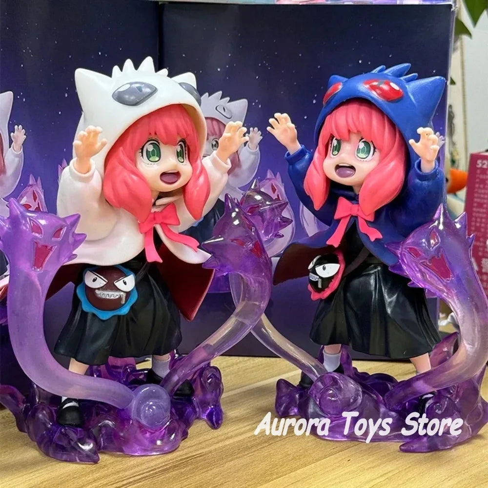 16cm/6.3in Anime Spy Family Figure Anya Forger Cos Gengar Action Figures PVC Collectible Statue Model Toy Gifts