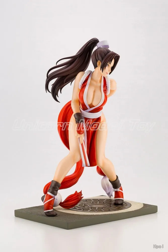 In Stock Original Kotobukiya Beautiful Girl Statue King of Fighters 98 Mikuma 1/7 Anime Figure Model Toys Gifts Collection