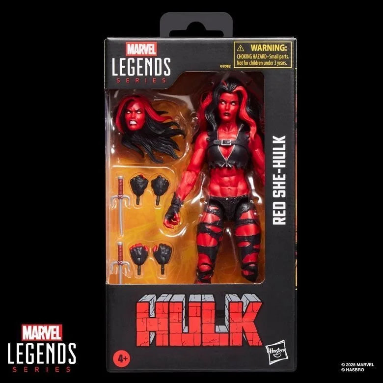 New Stock Hasbro MarvelLegends X-Men Red Hulk 6-inch Action Figure Collection Gift