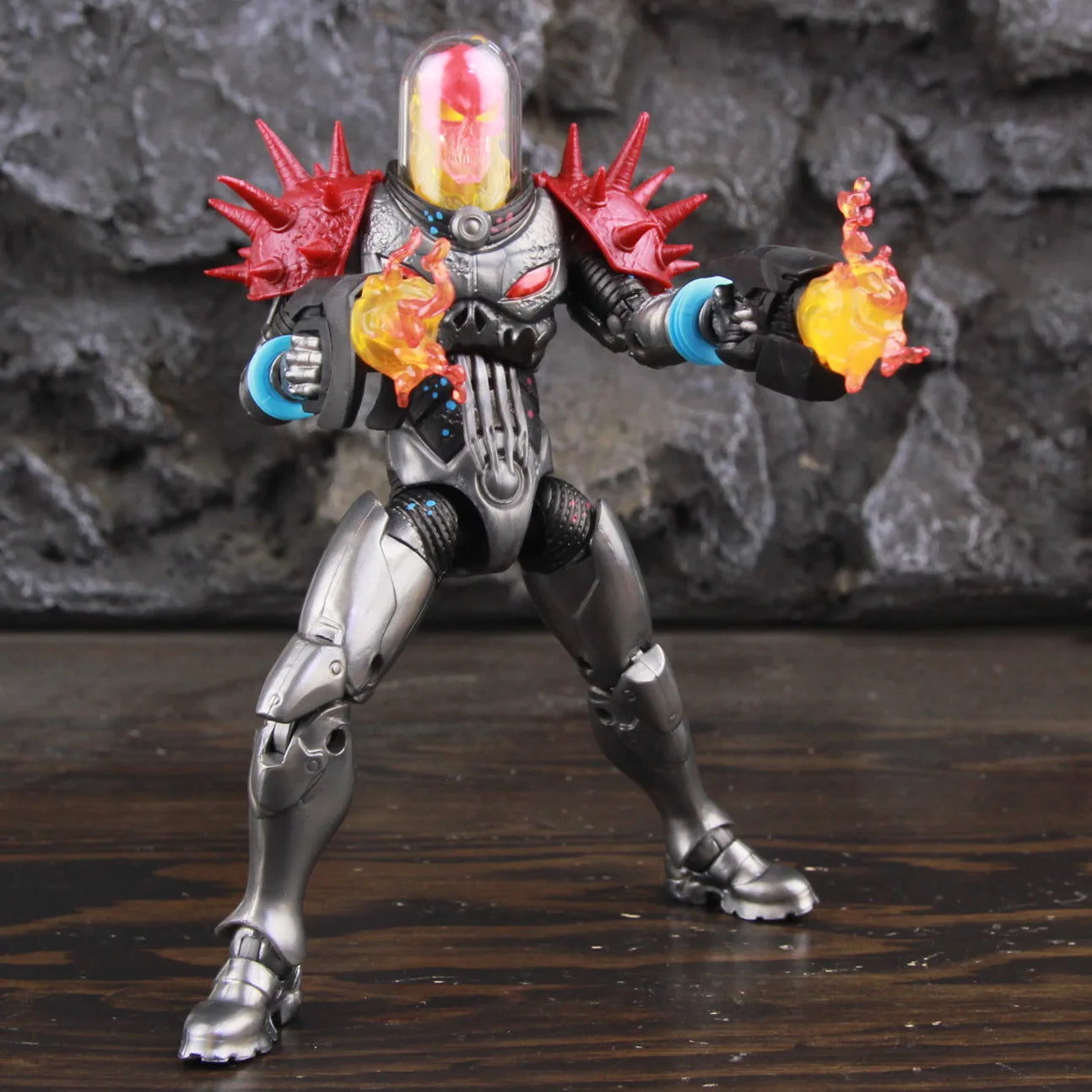 Marvel Legends Cosmic Ghost Rider 6" Action Figure Fire Whip Without Motorbike From Vehicle Set Riders Series Toys