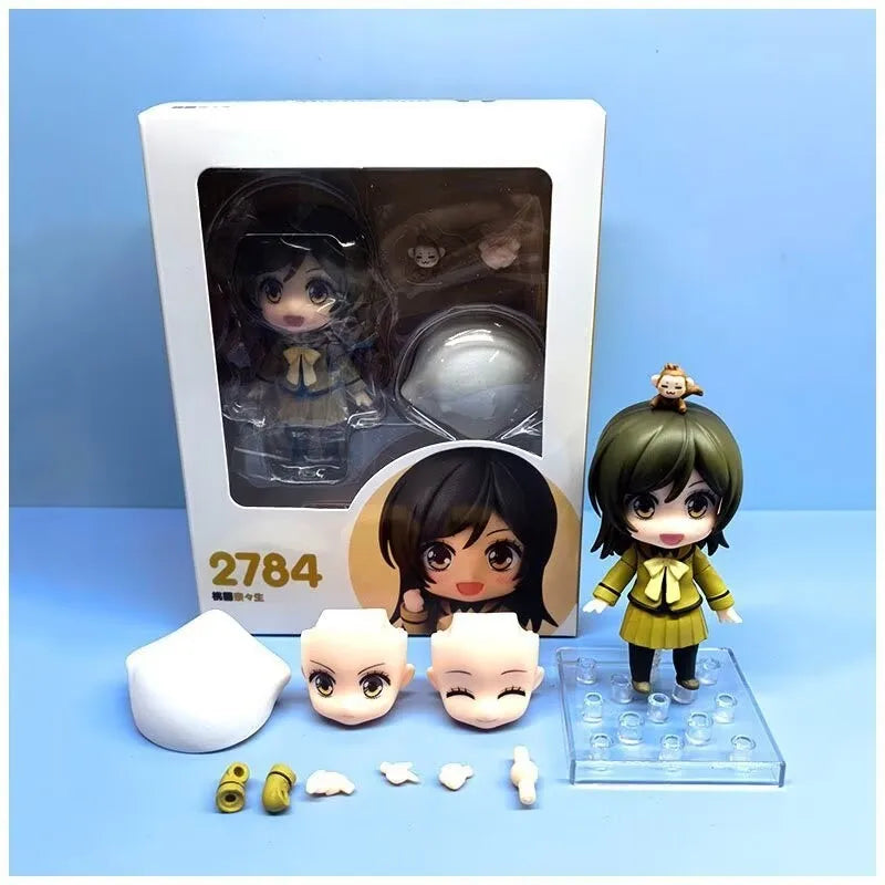 New Vitality Girl Tomoe Q Version Clay Figure 2784 Face Changing Desktop Ornament Doll Collectible Model Anime Toy Gift
