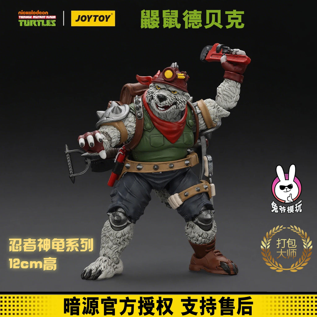 JOYTOY Ninja Turtles Soldier 18 Scale Action Figure Collectible Toy for Fans Shell Shocked Series in Stock