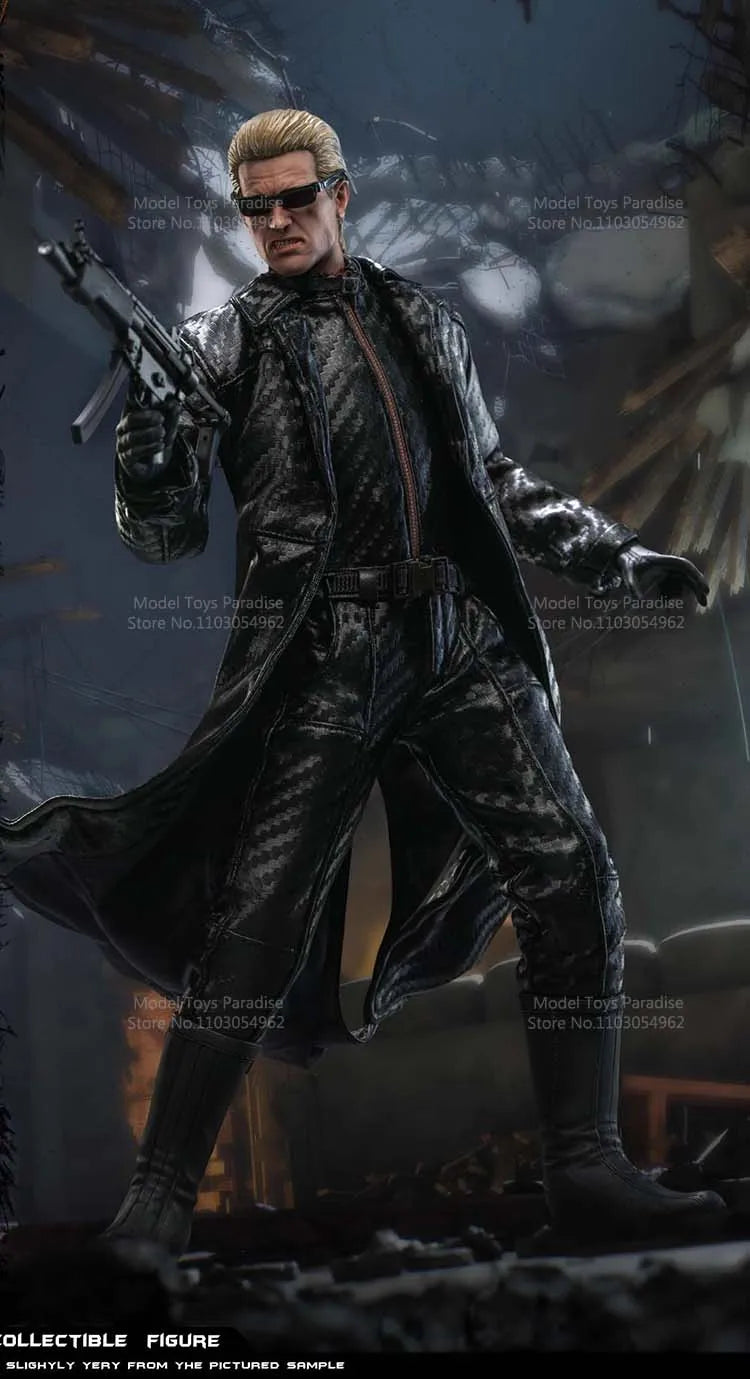 PRESENT TOYS PT-sp84 1/6 Collectible Toys Wesker Double Head Men Soldier 12Inch Full Set Action Figure Model Gifts