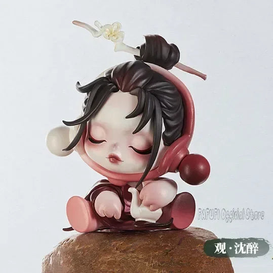 POP MART SKULLPANDA The Ink Plum Blossom Series Blind Box Mystery Box Guess Bag Toys Doll Cute Anime Figure Desktop Ornaments