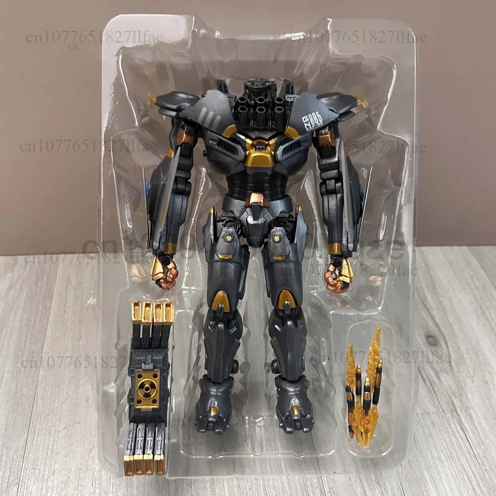 NECA Figure Pacific Rim Figure LED Red Tramp Japanese Mecha Gipsy Danger Obsidian Fury The Eureka Raiders Armour Room Decor Gift