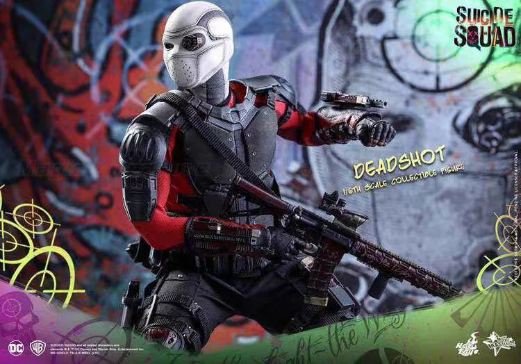 【In Stock】Hot Toys MMS381 X Suicide Squad Deadshot 1/6 Action Figure Toy Ornament Gift