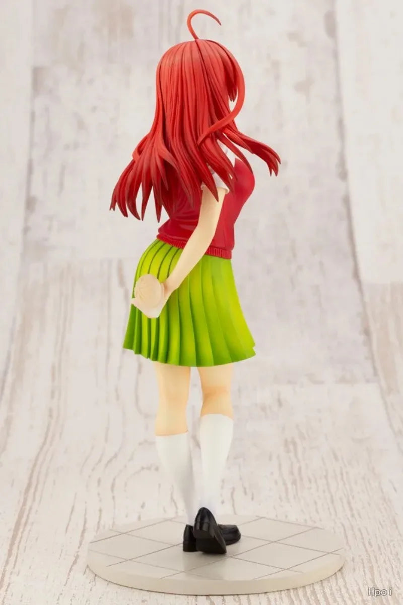 Genuine The Quintessential Quintuplets Nakano Itsuki 22.5cm Cute Girl Action Figure Anime Figure Model Toys Figure Doll Gift