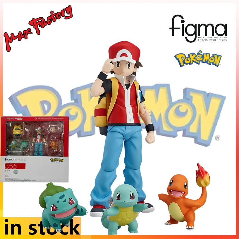 MAX Original Finished Product Movable Exquisite Doll Figma Series Origin of Pok É Mon Anime Toys Model Festival Gift for Boys