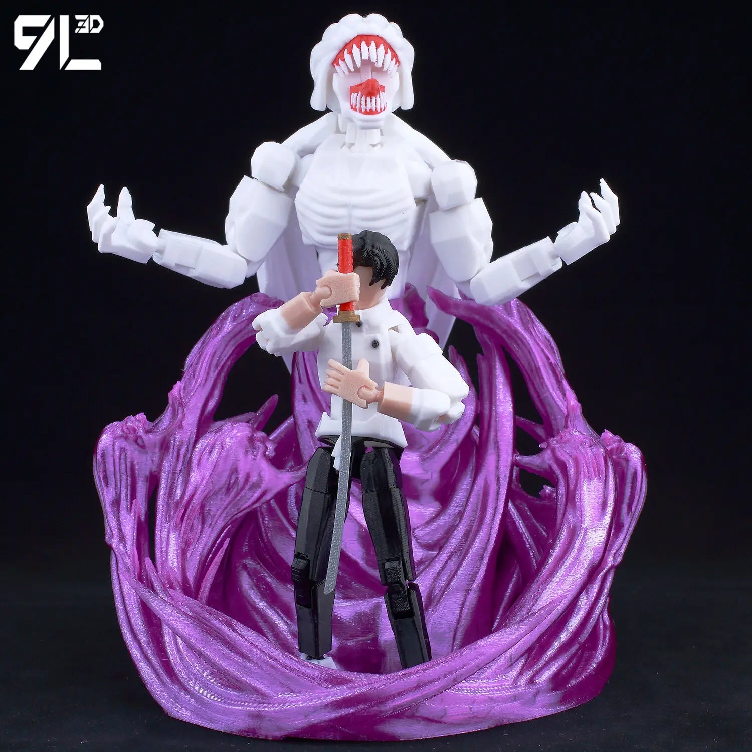 9L 3D Printed Roronoa Zoro One Piece Lucky Dummy 13 Movable Shapeshift Action Figures Mannequin Toys for Anime Lovers