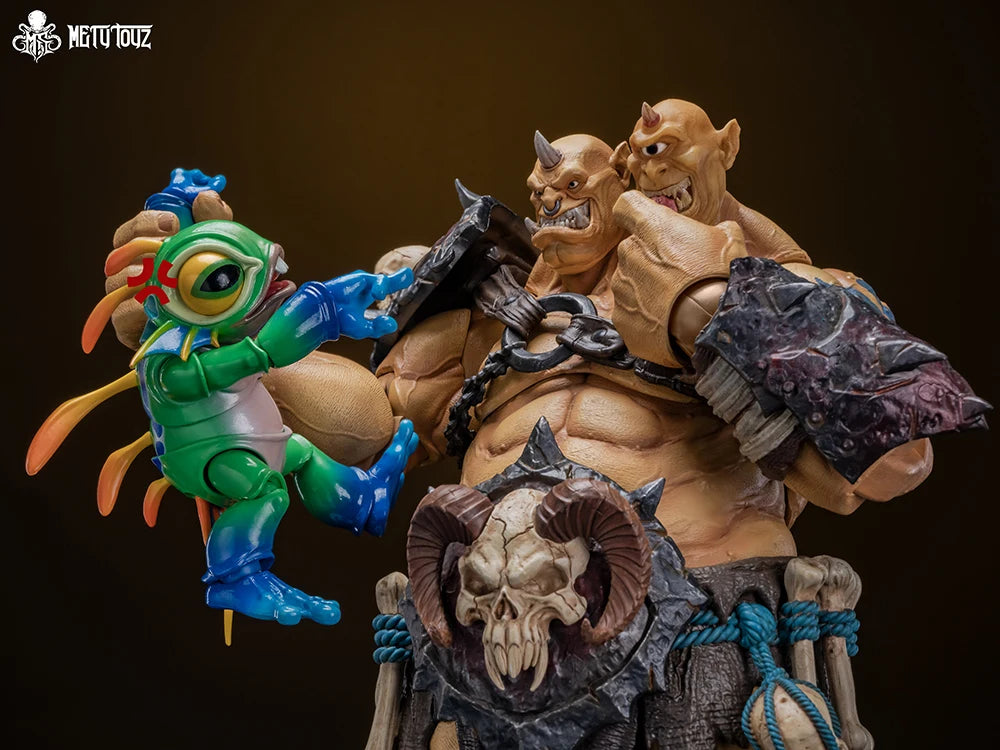 METYTOYZ adventurer world skull crusher Oglus ogre warrior doll model movable 9.5-inch doll figurine