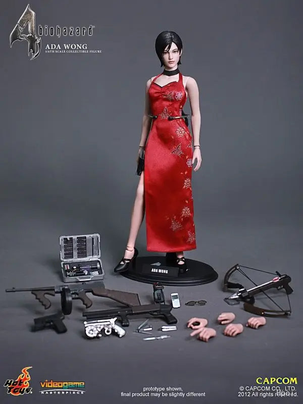 Hottoys Masterpiece Vgm16 1/6th Scale Ada Wong Biohazard Resident Evil 4 Cheongsam Version Action Figure Collectible Model