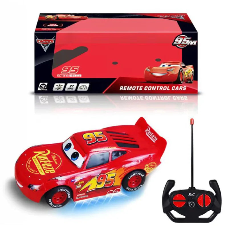 2024 New Disney Pixar Cars 3 Lightning Mcqueen Remote Control Car Electric Remote Control Toy Car Toys For Kids Xmas Gift