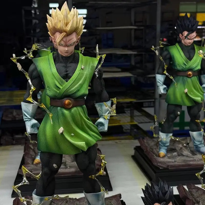 In Stock Hy Studio 32cm Dragon Ball Son Gohan Anime Figures Gohan Figure 2 Head Pvc Statue Collection Model Decoration Gifts Toy