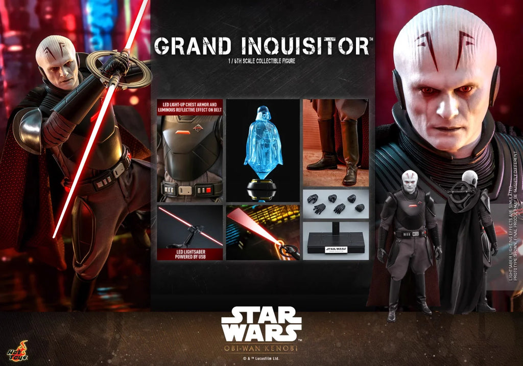 HOTTOYS Original HT TMS082 1/6 Collectible Grand Inquisitor Male Action Figure Obi-wan Kenobi 12" Full Set Solider Model Gift
