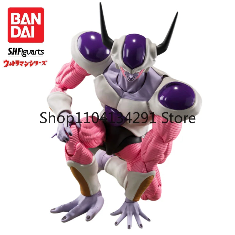 Original Stock Bandai Soul Limited Edition SHF Dragon Ball Z Frieza Great King Frieza Second Form Exquisite Gift Toy Model