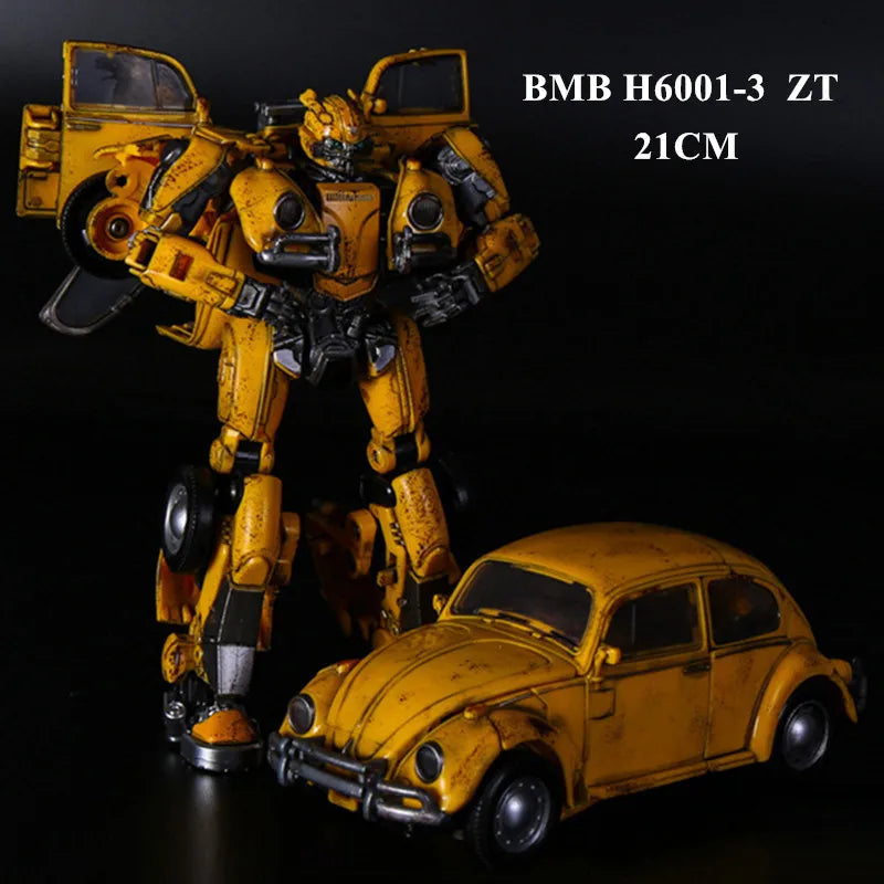 Deformable Toys BMB New 21CM Transformation Boy Robot Car Anime Action Figures Deformation Truck Model Kids Gift H6001-3 SS38