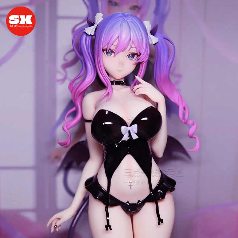 28 см Малка Сукубус Момоко Аниме Фигурка Моморосер Момиче Висококачествена версия Екшън Фигурка Колекция Модел Настолна Кукла Подаръци