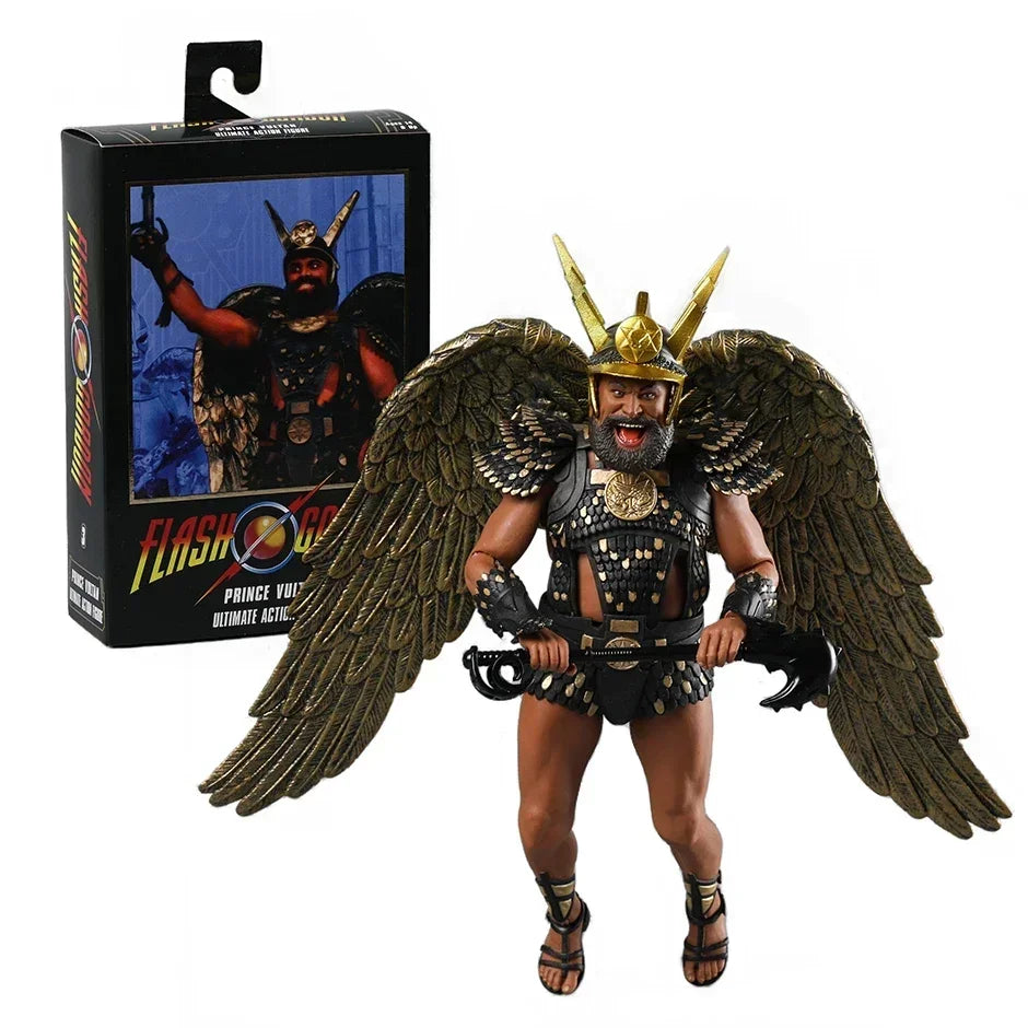 NECA Flash Gordon Ming The Merciless Military Vultan Ultimate Exclusive Movie Film Action Figure Toy Doll Model