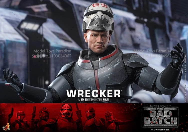 HOTTOYS HT TMS099 1/6 Collectible Toys Wrecker Star Wars Bad Batch Men Soldier 12inch Action Figure Model Gifts